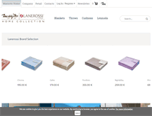 Tablet Screenshot of marzottohome.com